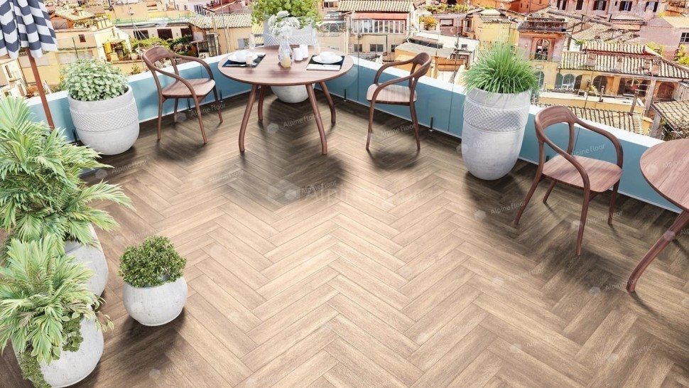 Виниловая плитка "Alpine Floor" Parquet LVT Макадамия (590*118*2,5 мм) — купить в Ангарске