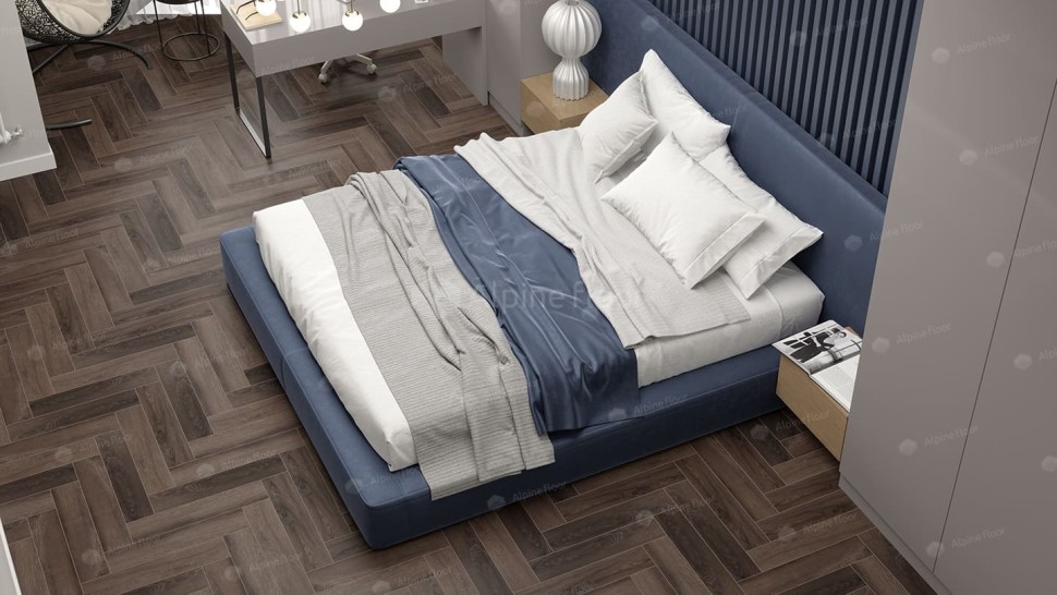 Виниловая плитка "Alpine Floor" Parquet LVT Фафнир (590*118*2,5 мм) — купить в Ангарске