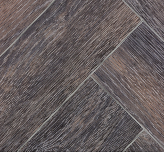 Виниловый ламинат SPC "Cronafloor" Herringbone Дуб Бордо (640*128*4,5 мм) — купить в Ангарске