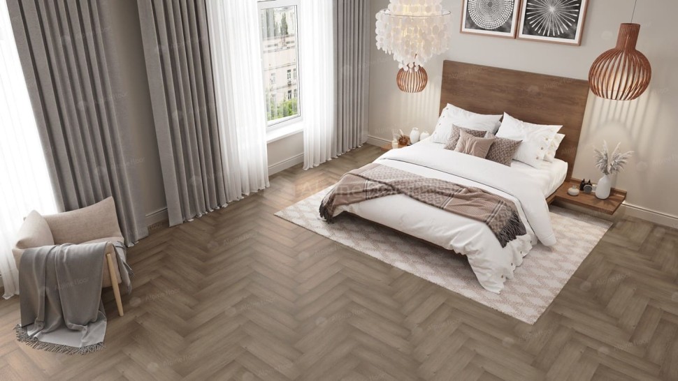 Виниловая плитка "Alpine Floor" Parquet LVT Дуб Насыщенный (590*118*2,5 мм) — купить в Ангарске