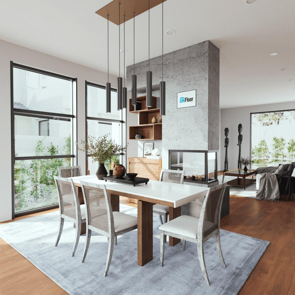 Виниловое напольное покрытие ScandiWood 18 Дуб Корица (180*1220*5 мм) — купить в Ангарске