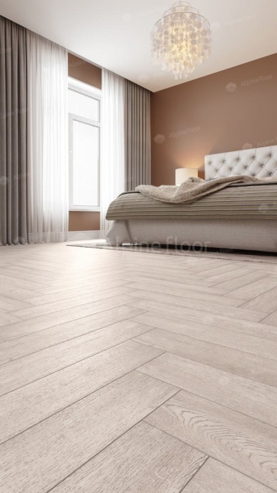 Виниловая плитка "Alpine Floor" Parquet LVT Голубой Лес (590*118*2,5 мм) — купить в Ангарске