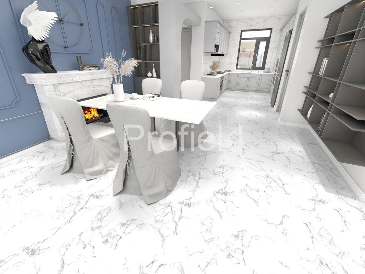 HSPC ламинат "Profield" Камень белый (610*305*5,5 мм) — купить в Ангарске