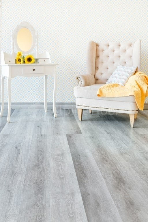 Кварцвиниловая плитка "Alpine Floor" Дуб Пепельный  (1219*184*2мм) — купить в Ангарске