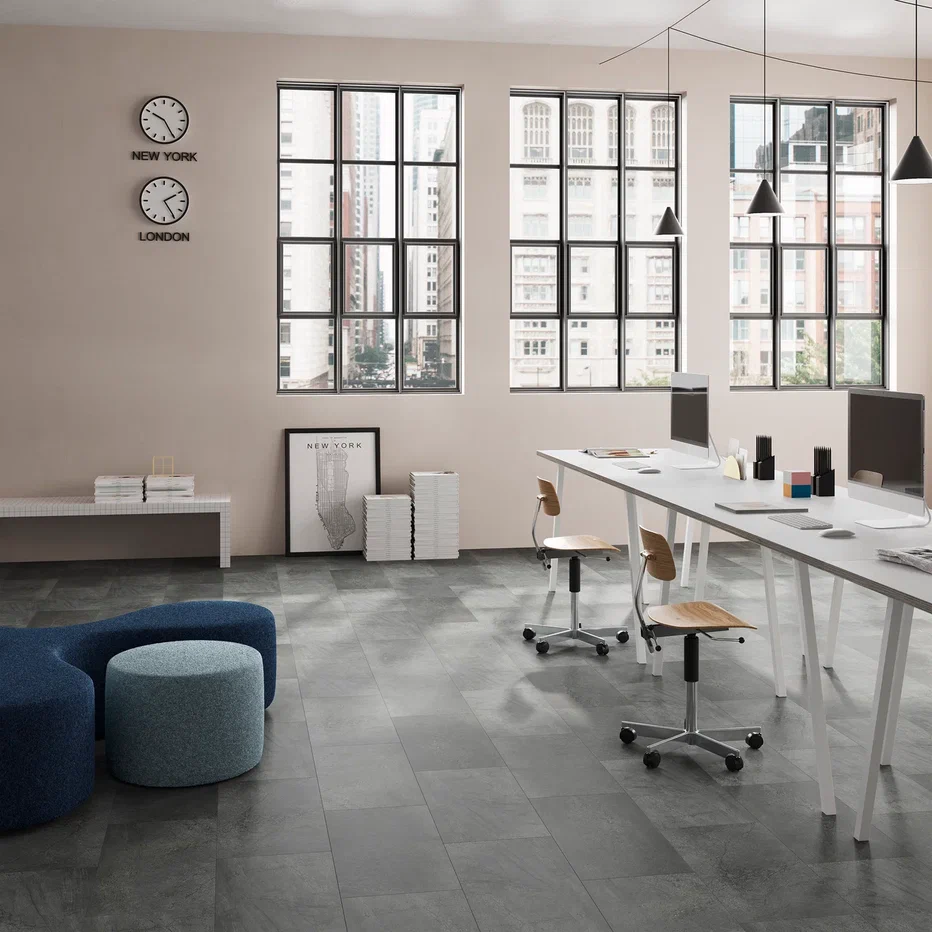 SPC ламинат "Invictus" Groovy Granite Steel (603*298*6мм) — купить в Ангарске