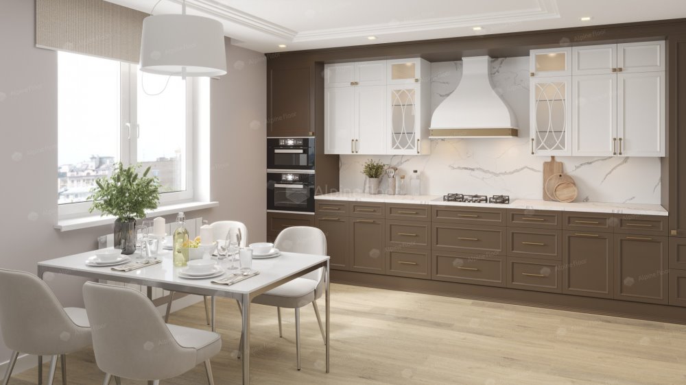 SPC Ламинат "Alpine Floor" Дуб капучино (1524*180*8 мм) — купить в Ангарске