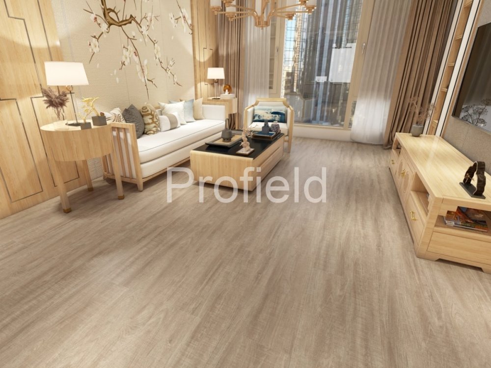 HSPC ламинат "Profield" Тик натуральный (1200*228*5,5 мм) — купить в Ангарске