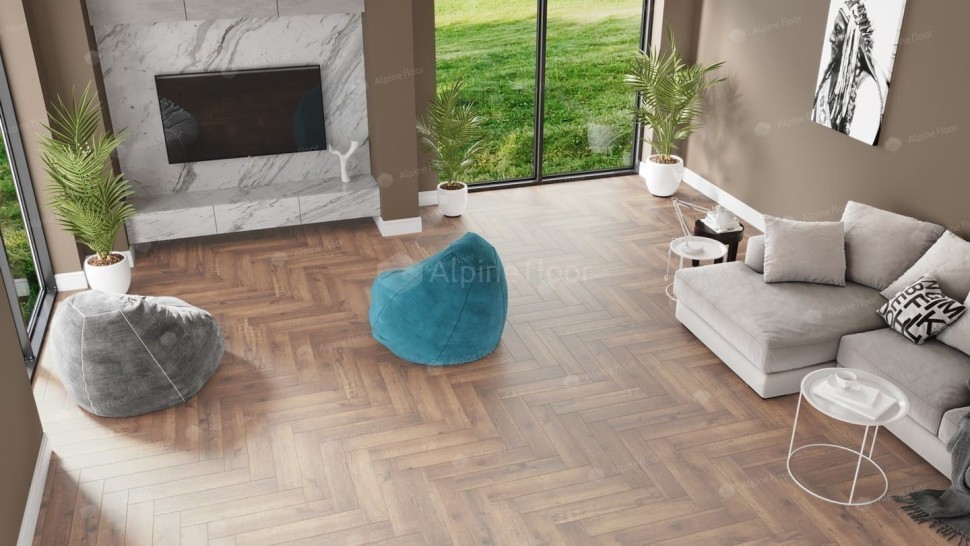 Виниловая плитка "Alpine Floor" Parquet LVT Дуб Royal (590*118*2,5 мм) — купить в Ангарске