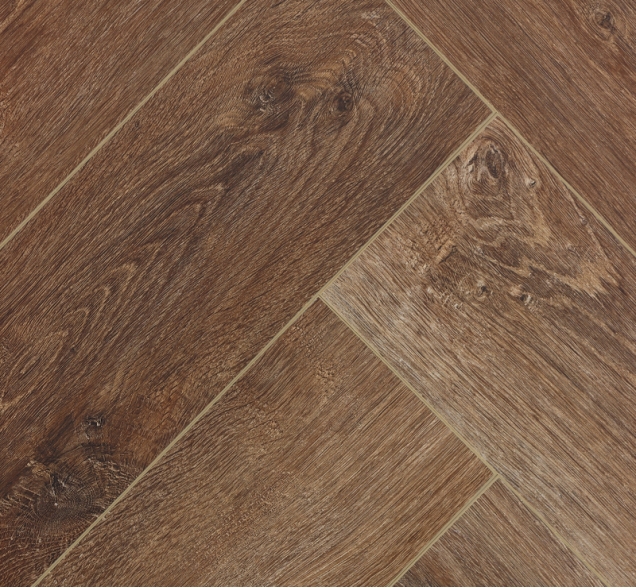 Виниловый ламинат SPC "Cronafloor" Herringbone Дуб Тулуза (640*128*4,5 мм) — купить в Ангарске