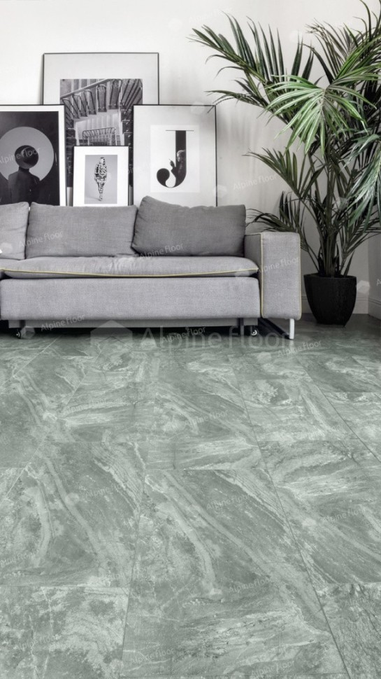 Виниловая плитка "Alpine Floor" Light Stone Хэмпшир (608*303*2,5 мм) — купить в Ангарске