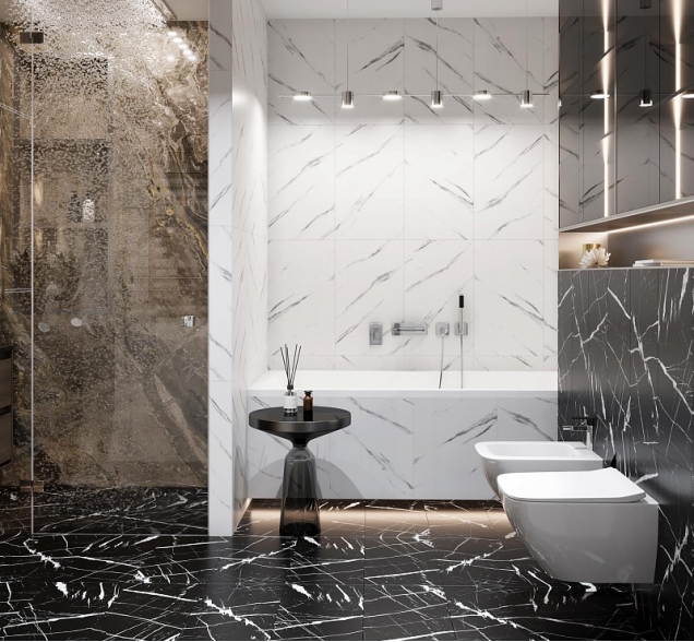 SPC ламинат "CronaFloor" Stone 4V Ноче (600*300*4 мм) — купить в Ангарске