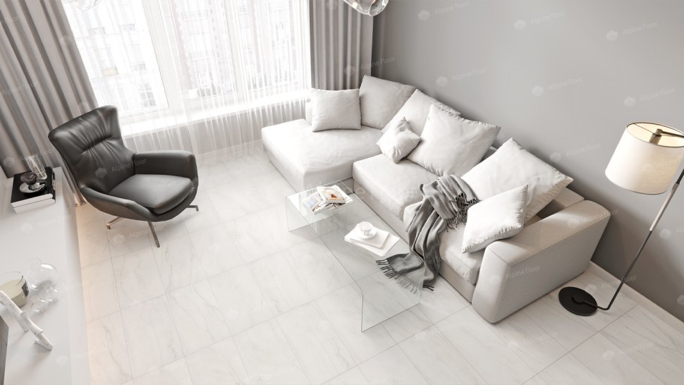 Виниловая плитка "Alpine Floor" Light Stone Брайс (608*303*2,5 мм) — купить в Ангарске