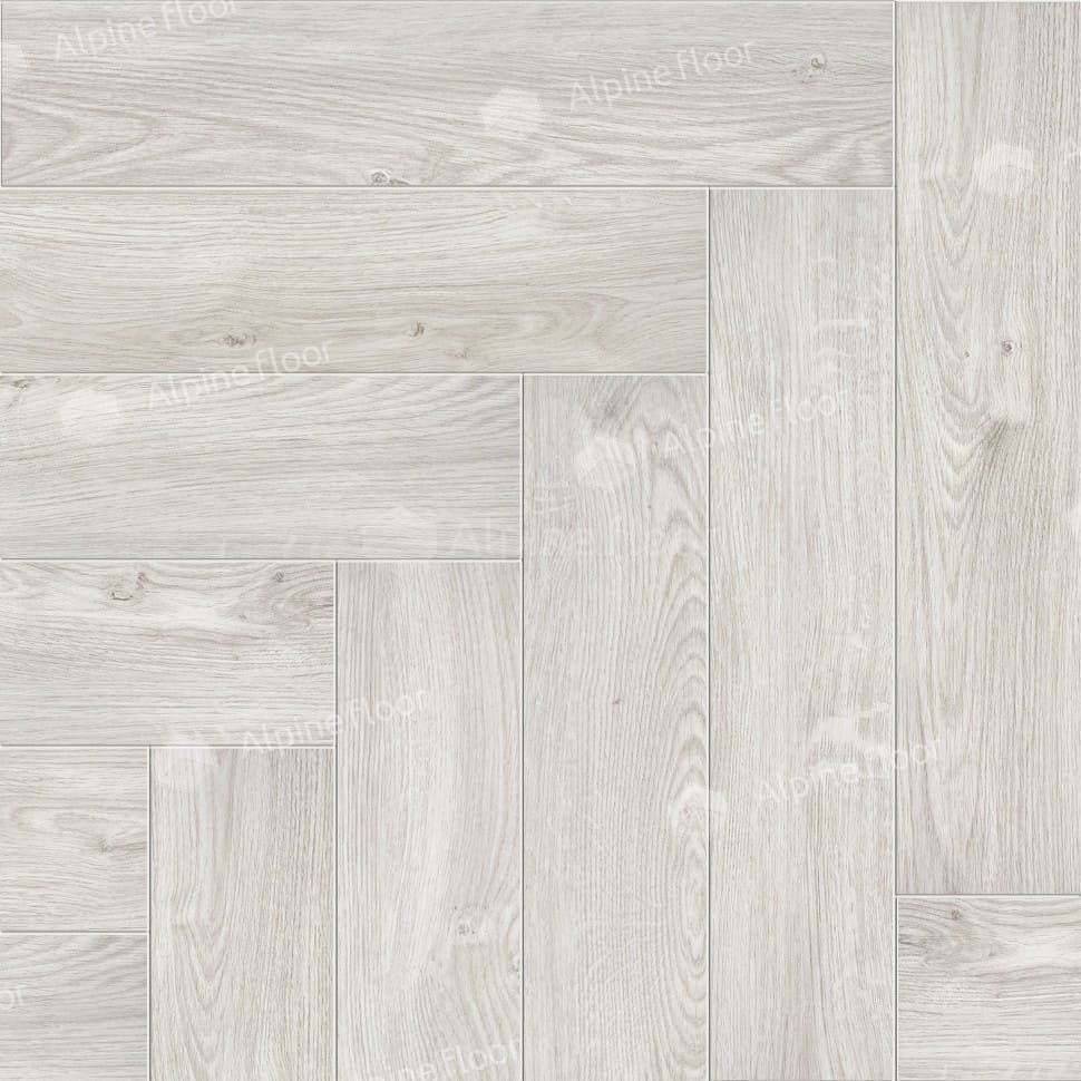 Виниловая плитка "Alpine Floor" Parquet LVT Снежный (590*118*2,5 мм) — купить в Ангарске