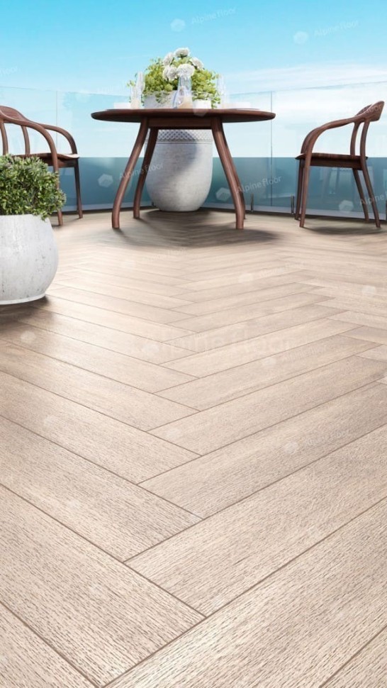 Виниловая плитка "Alpine Floor" Parquet LVT Макадамия (590*118*2,5 мм) — купить в Ангарске