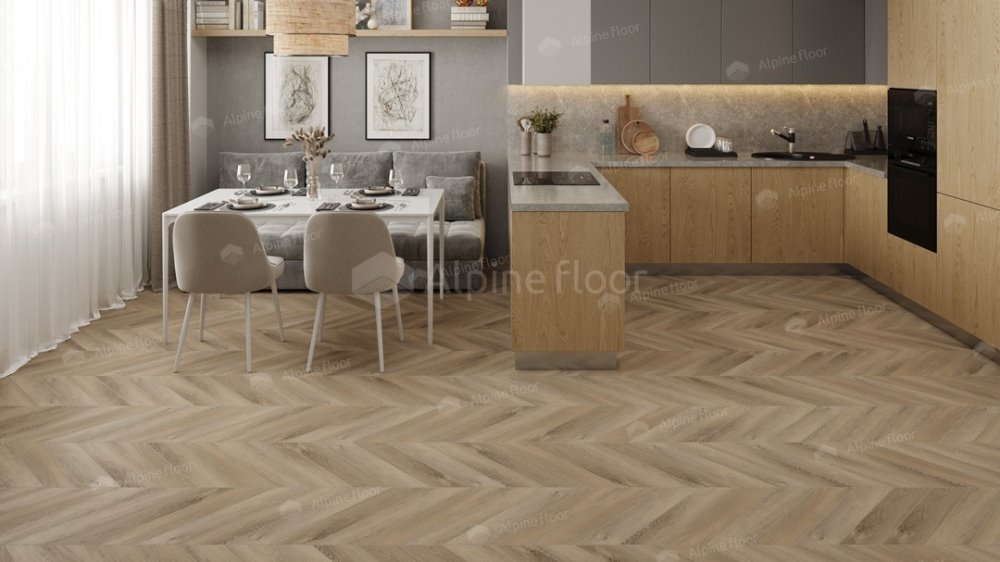 LVT плитка "Alpine Floor" Дуб Синистра (555*127*2,5 мм) — купить в Ангарске