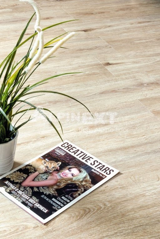Замковая ПВХ плитка "Alpine Floor" Дуб Ваниль  (1220*183*4мм) — купить в Ангарске