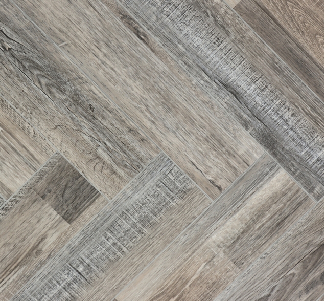 Виниловый ламинат SPC "Cronafloor" Herringbone Дуб Реймс (640*128*4,5 мм) — купить в Ангарске