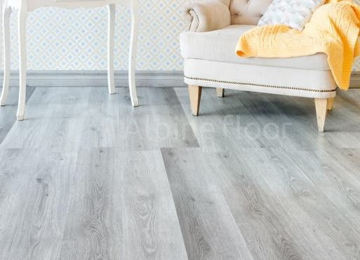Кварцвиниловая плитка "Alpine Floor" Дуб Пепельный  (1219*184*2мм) — купить в Ангарске