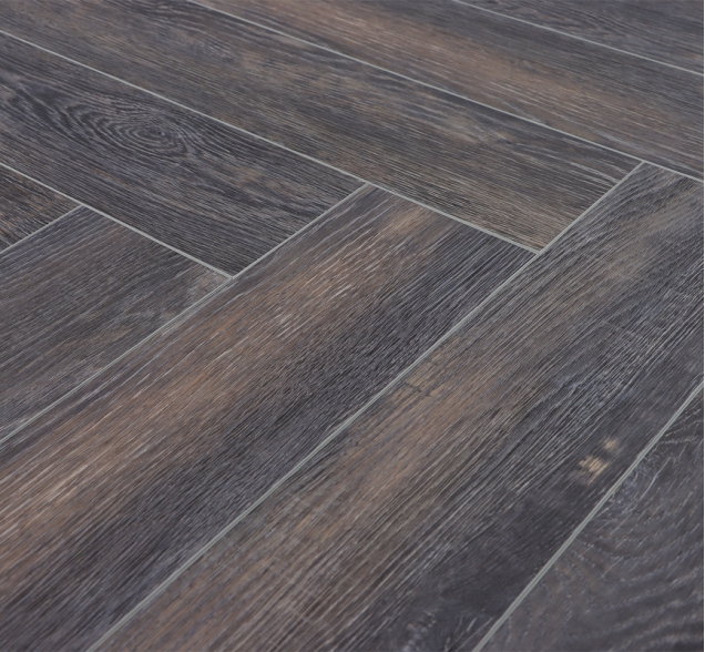 Виниловый ламинат SPC "Cronafloor" Herringbone Дуб Бордо (640*128*4,5 мм) — купить в Ангарске