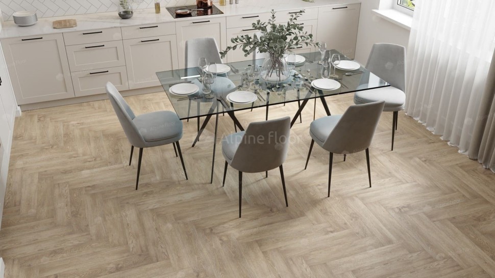 Виниловая плитка "Alpine Floor" Parquet LVT Дуб Ваниль Селект (590*118*2,5 мм) — купить в Ангарске