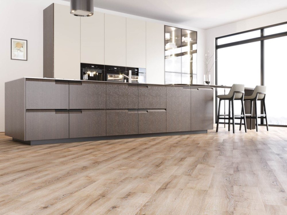 Замковая ПВХ плитка "Art Tile" Дуб Шеридан (920*150*4 мм) — купить в Ангарске