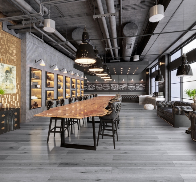 SPC ламинат "CronaFloor" Wood 4V Дуб Серый (1200*180*4 мм) — купить в Ангарске