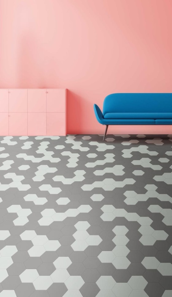 Виниловая плитка "Moduleo" Moods Hexagon 339 (226,32*196*2,5 мм) — купить в Ангарске