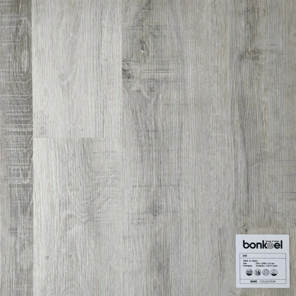Плитка ПВХ "Bonkeel" Base New 241 (1220*150*3,5 мм) — купить в Ангарске