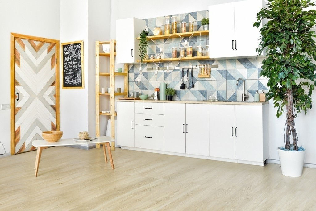 Замковая ПВХ плитка Секвойя Медовая  (1219*184*3,2мм) — купить в Ангарске