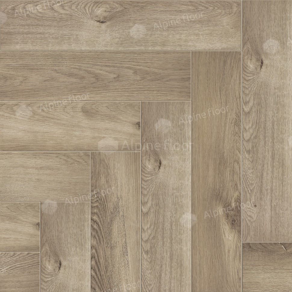 Виниловая плитка "Alpine Floor" Parquet LVT Дуб Натуральный Отбеленный (590*118*2,5 мм) — купить в Ангарске