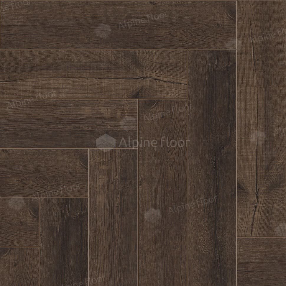 Виниловая плитка "Alpine Floor" Parquet LVT Дуб Альферац (590*118*2,5 мм) — купить в Ангарске