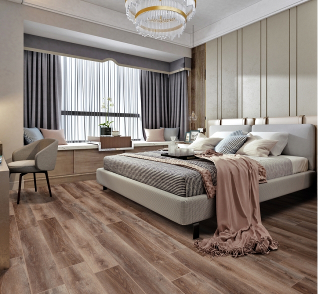 SPC ламинат "CronaFloor" Wood 4V Дуб Охрид (1200*180*4 мм) — купить в Ангарске