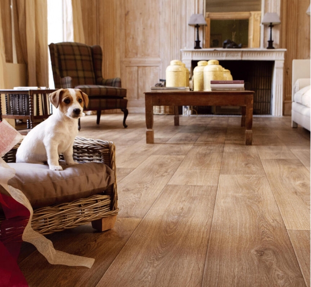 SPC ламинат "CronaFloor" Wood 4V Дуб Монтара (1200*180*4 мм) — купить в Ангарске