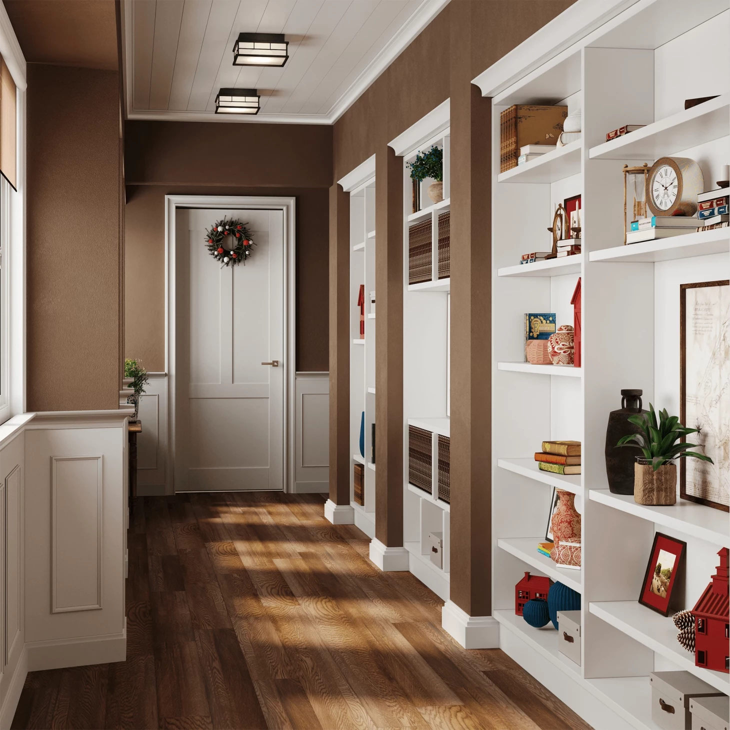 SPC плитка для пола Орех (1220*180*4 мм) — купить в Ангарске