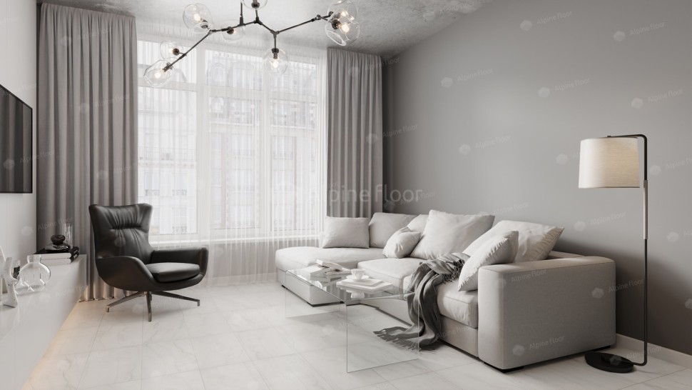 Виниловая плитка "Alpine Floor" Light Stone Брайс (608*303*2,5 мм) — купить в Ангарске