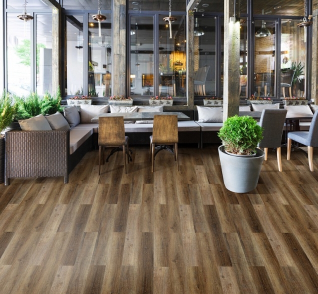 SPC ламинат "CronaFloor" Wood 4V Дуб Чак (1200*180*4 мм) — купить в Ангарске