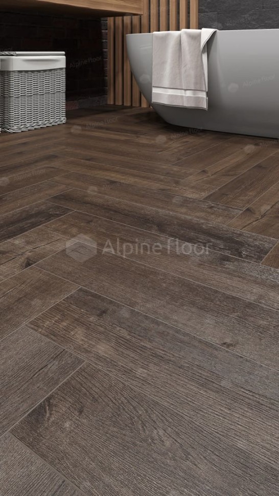 Виниловая плитка "Alpine Floor" Parquet LVT Дуб Альферац (590*118*2,5 мм) — купить в Ангарске