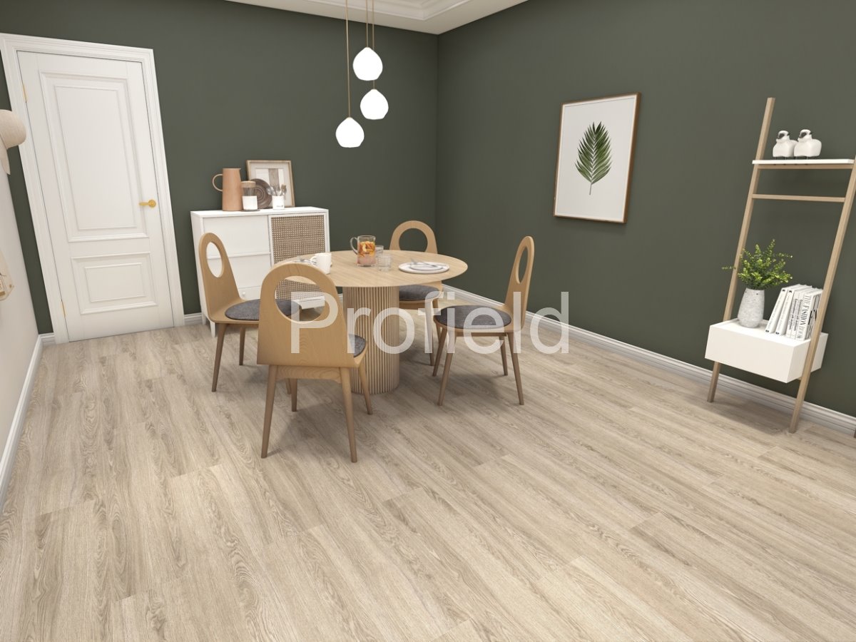 HSPC ламинат "Profield" Дуб Светлый (1200*228*5,5 мм) — купить в Ангарске