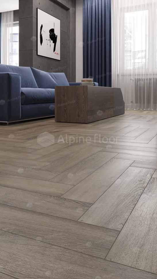 Виниловая плитка "Alpine Floor" Parquet LVT Дуб Исида (590*118*2,5 мм) — купить в Ангарске