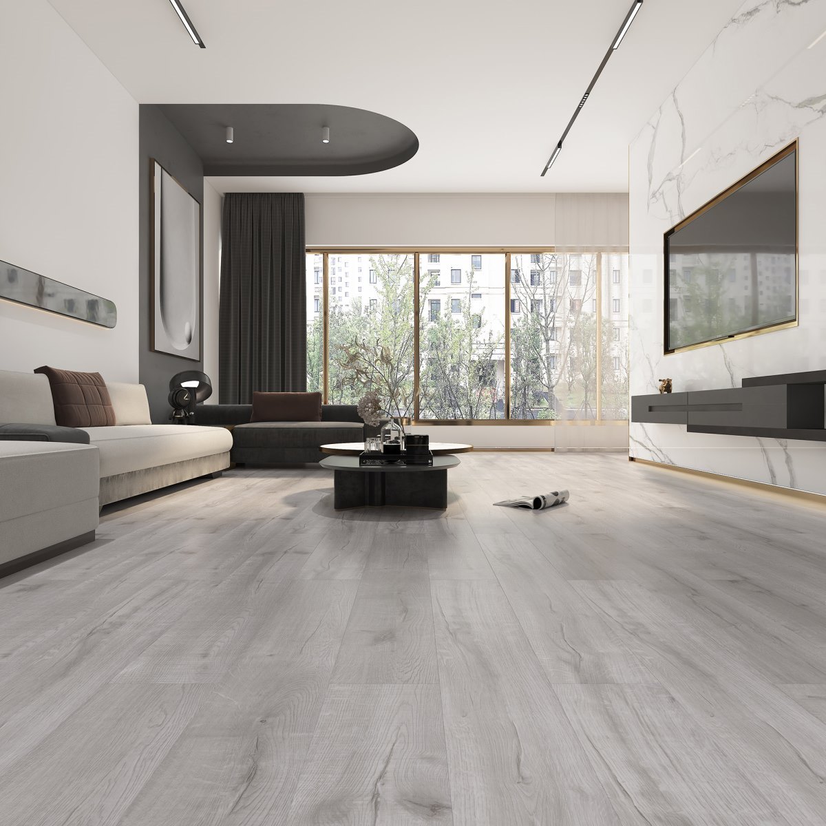 SPC ламинат "OneFloor" ЕСО 5050 (4V фаска) (1220*184*4 мм) — купить в Ангарске