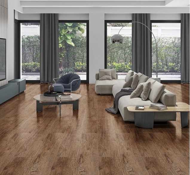 SPC ламинат "CronaFloor" Nano 4V Дуб Античный (1200*180*3,5 мм) — купить в Ангарске