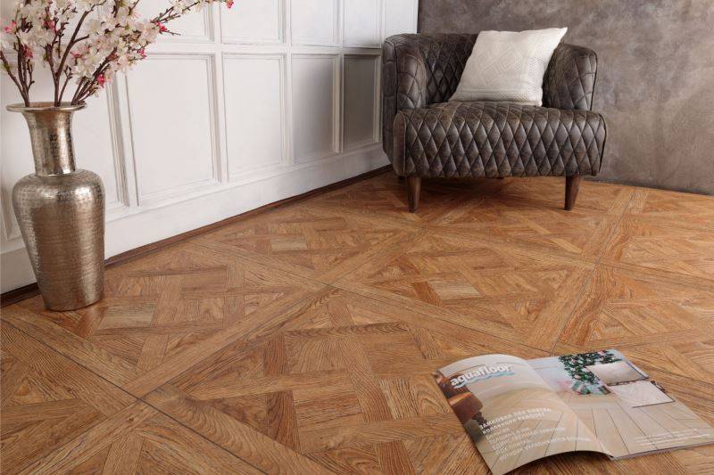 Замковая ПВХ плитка "Aquafloor" AF7004VS (600*600*7 мм) — купить в Ангарске