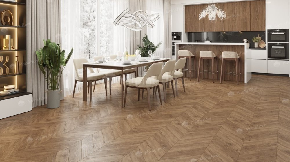 LVT плитка "Alpine Floor" Гевуина (555*127*2,5 мм) — купить в Ангарске