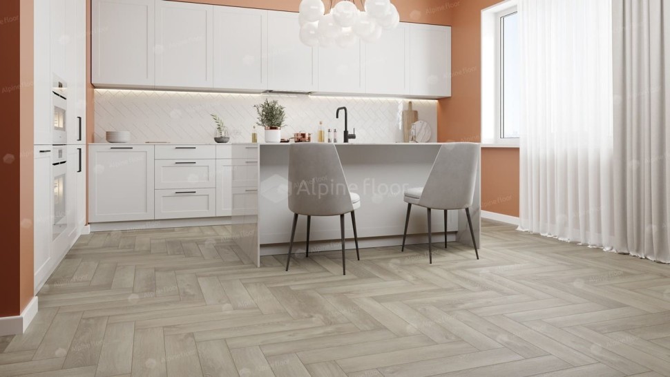 Виниловая плитка "Alpine Floor" Parquet LVT Дуб Фантазия (590*118*2,5 мм) — купить в Ангарске