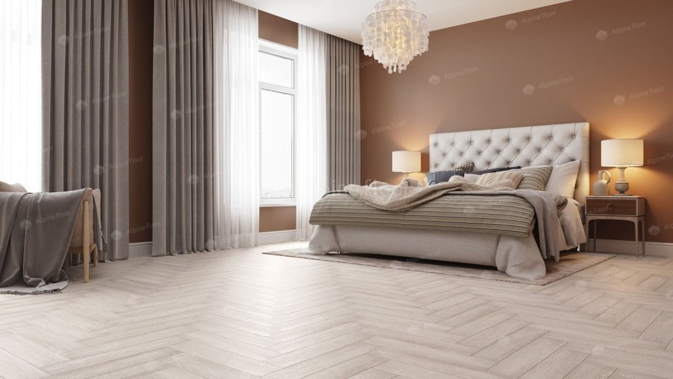 Виниловая плитка "Alpine Floor" Parquet LVT Голубой Лес (590*118*2,5 мм) — купить в Ангарске
