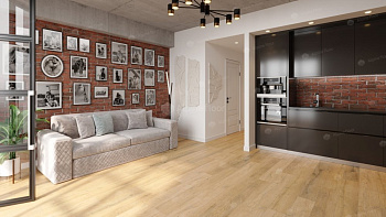 SPC Ламинат "Alpine Floor" Дуб медовый (1220*183*8 мм) — фото и характеристики